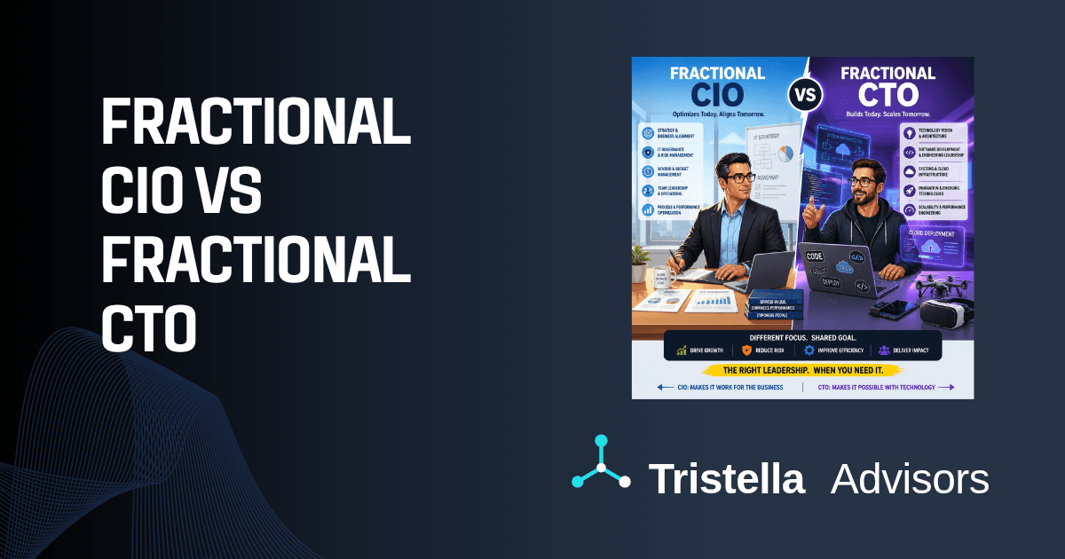 Fractional CIO vs. Fractional CTO: Why Most Funded Startups Need One and Not the Other